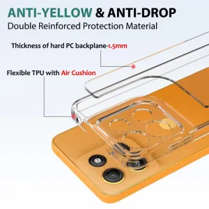 SHOCK Extra odolný kryt Motorola Moto G15 / G15 Power / G17 / G17 Power priehľadný