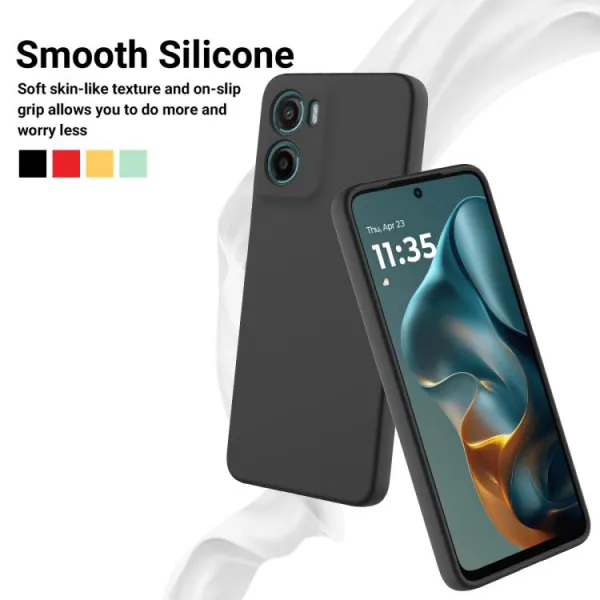 RUBBER Ochranný kryt pre Motorola Moto G05 / Moto E15 čierny