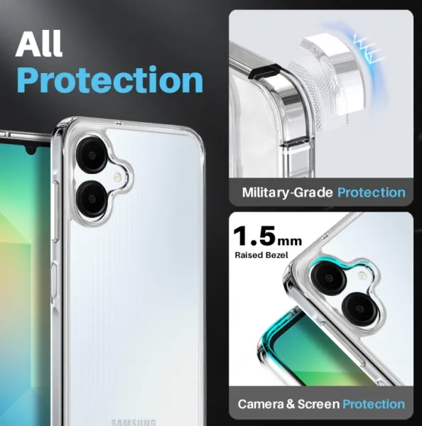 NORTHJO 3in1 Kompletná ochrana pre Samsung Galaxy A06