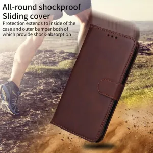 SMOOTH Peňaženkové puzdro pre Xiaomi Redmi Note 14 hnedé