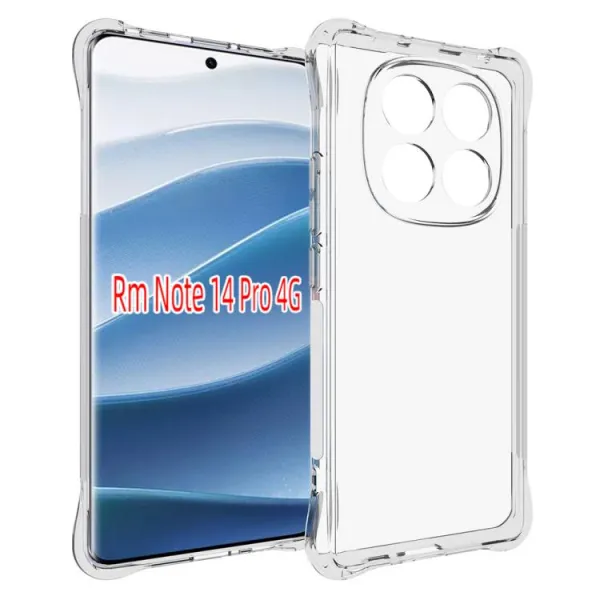 AIRBAG Extra odolný kryt Xiaomi Redmi Note 14 Pro priehľadný