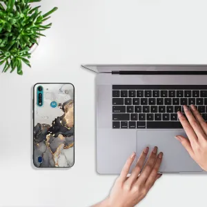 MY ART Ochranný kryt pre Motorola Moto G8 Power Lite GREY MARBLE (140)