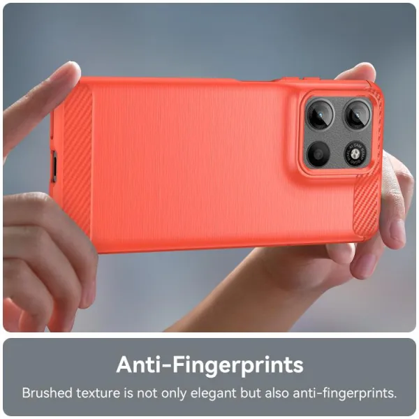 FLEXI TPU Ochranný kryt Motorola Moto G15 / G15 Power / G17 / G17 Power červený
