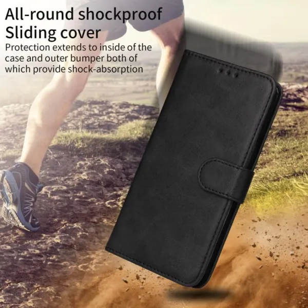 SMOOTH Peňaženkové puzdro pre Motorola Moto G15 / G15 Power / G17 / G17 Power čierny
