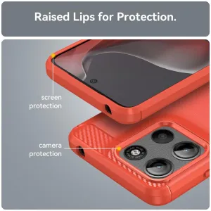 FLEXI TPU Ochranný kryt Motorola Moto G15 / G15 Power / G17 / G17 Power červený