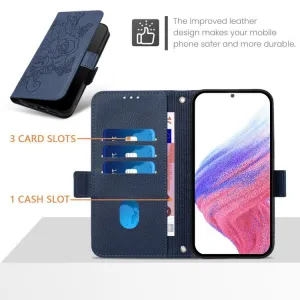 ART MEADOW Peňaženkový kryt pre T Phone 3 tmavomodrý