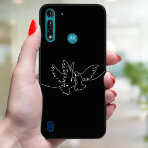 MY ART Ochranný kryt pre Motorola Moto G8 Power Lite WHITE DOVE (195)