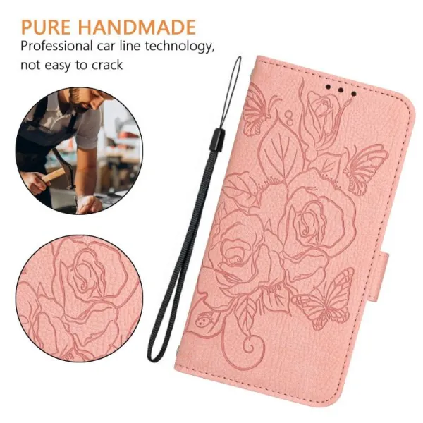 ART MEADOW Peňaženkový obal pre Xiaomi Redmi Note 14 Pro ružový
