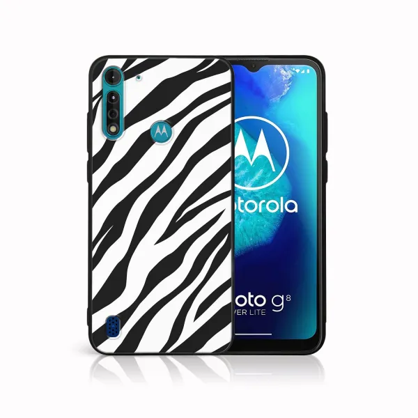 MY ART Ochranný kryt pre Motorola Moto G8 Power Lite ZEBRA (237)