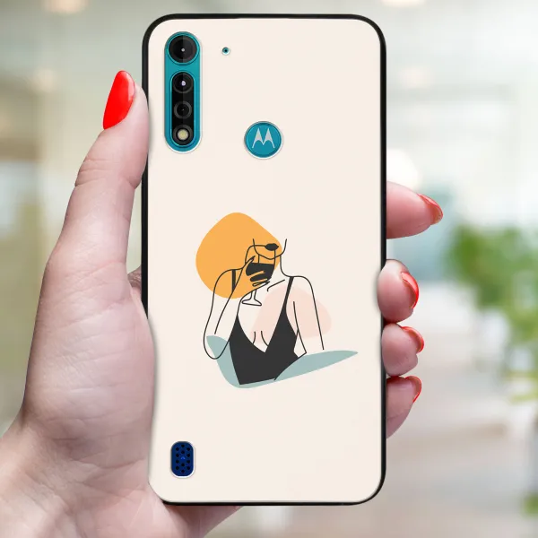 MY ART Ochranný kryt pre Motorola Moto G8 Power Lite WOMAN (197)