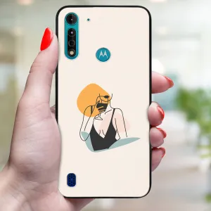 MY ART Ochranný kryt pre Motorola Moto G8 Power Lite WOMAN (197)