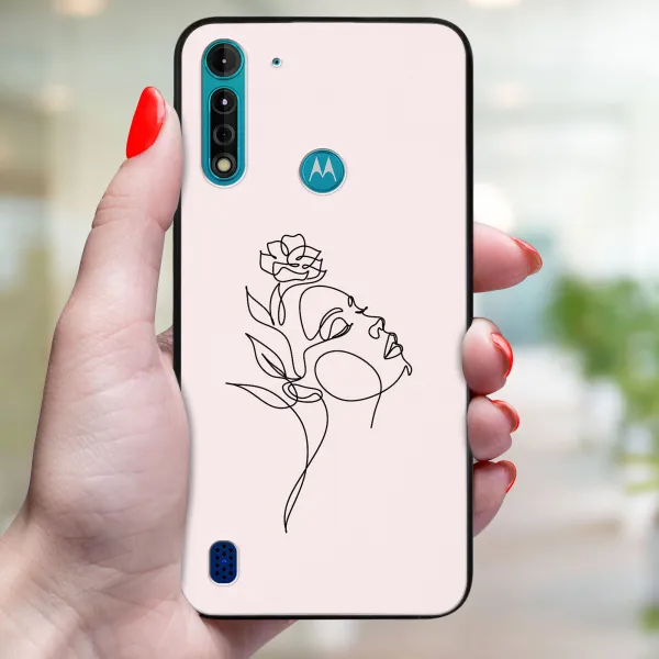 MY ART Ochranný kryt pre Motorola Moto G8 Power Lite ROSE GIRL (198)