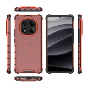 HONEYCOMB Ochranný kryt Xiaomi Redmi Note 14 Pro červený