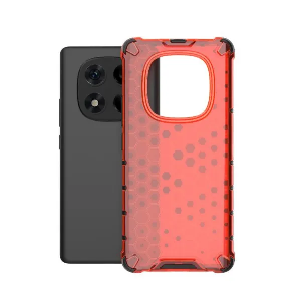 HONEYCOMB Ochranný kryt Xiaomi Redmi Note 14 Pro červený