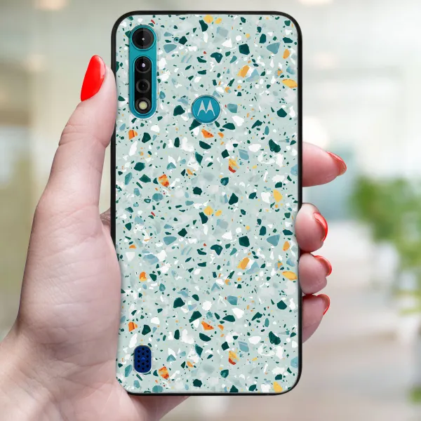 MY ART Ochranný kryt pre Motorola Moto G8 Power Lite BLUE TERRAZZO (164)