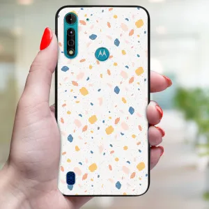 MY ART Ochranný kryt pre Motorola Moto G8 Power Lite ORANGE TERRAZZO (165)