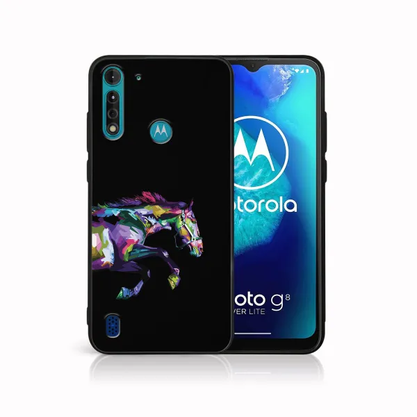 MY ART Ochranný kryt pre Motorola Moto G8 Power Lite HORSE (249)