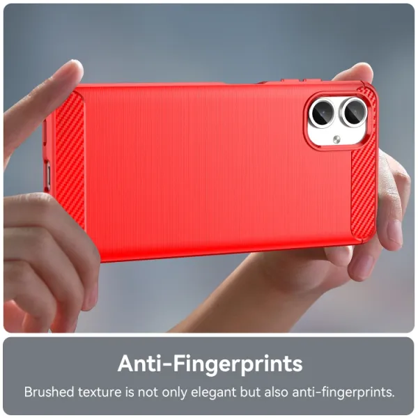 FLEXI TPU Ochranný kryt pre Samsung Galaxy A06 červený