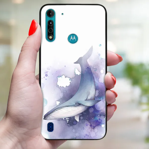MY ART Ochranný kryt pre Motorola Moto G8 Power Lite WHALE (242)
