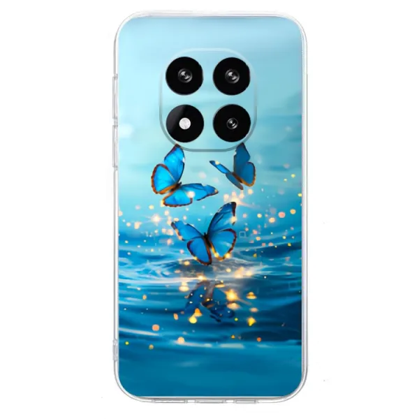 ART TPU Ochranný kryt pre Xiaomi Redmi Note 14 Pro 5G BLUE BUTTERFLIES