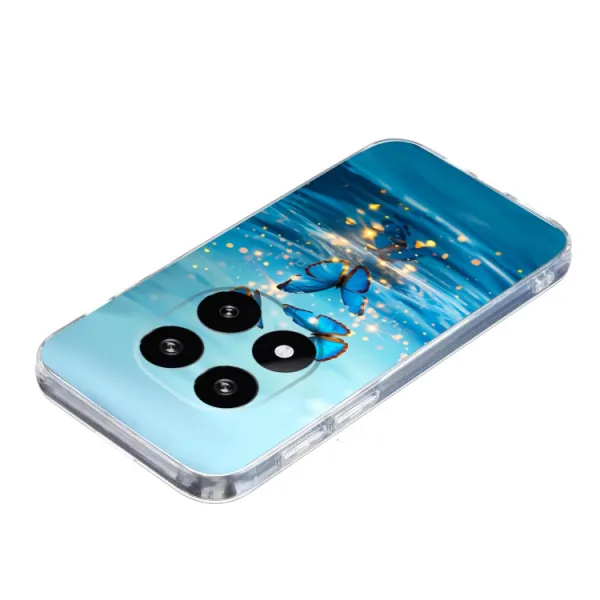 ART TPU Ochranný kryt pre Xiaomi Redmi Note 14 Pro 5G BLUE BUTTERFLIES