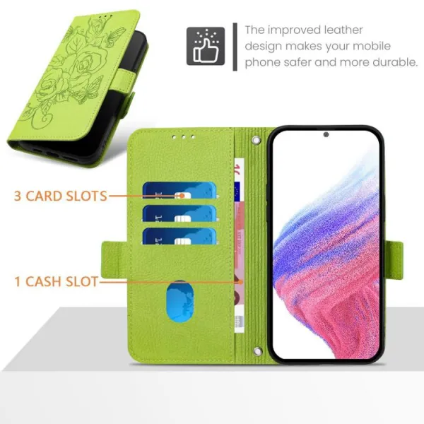ART MEADOW Peňaženkový kryt pre T Phone 3 zelený