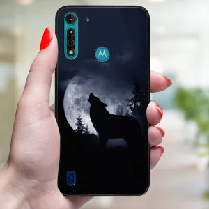 MY ART Ochranný kryt pre Motorola Moto G8 Power Lite WOLF (247)