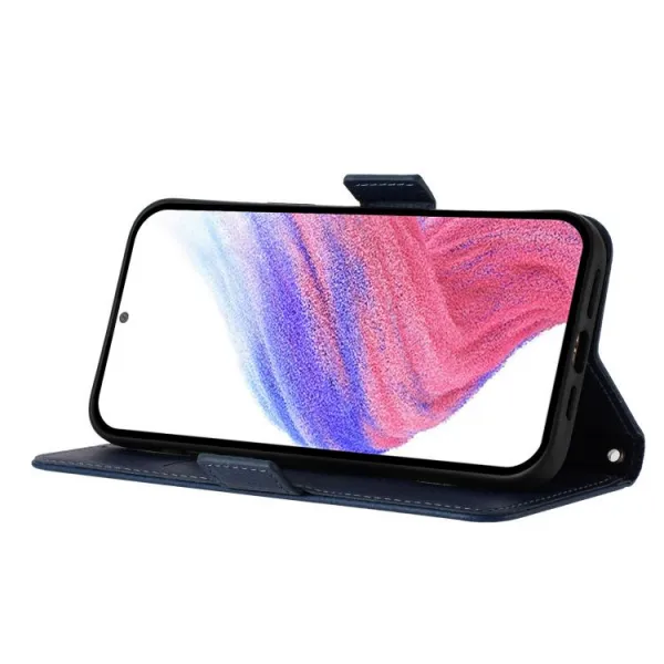 ART MEADOW Peňaženkový kryt pre T Phone 3 tmavomodrý