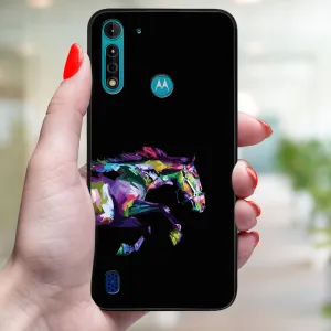 MY ART Ochranný kryt pre Motorola Moto G8 Power Lite HORSE (249)