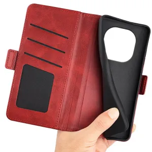 SIDE Peňaženkové puzdro pre Xiaomi Redmi Note 14 Pro+ 5G červené