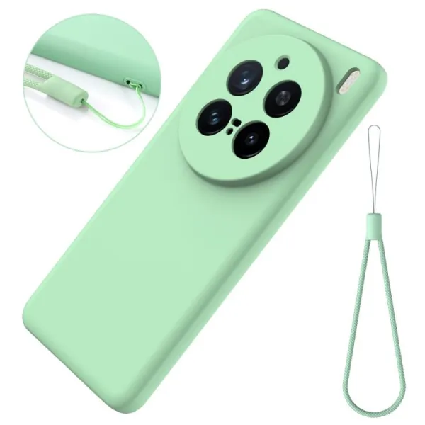 RUBBER Ochranný kryt pre Vivo X200 Pro 5G zelený