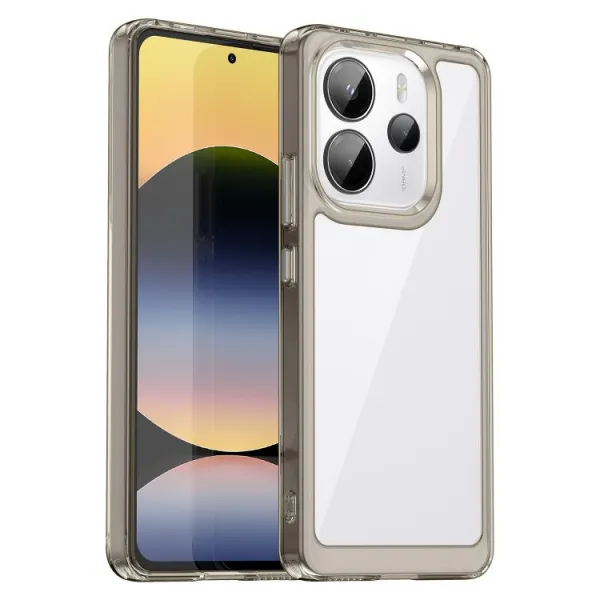 CRYSTAL Ochranný kryt pre Xiaomi Redmi Note 14 šedý