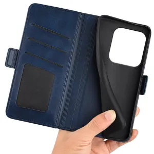SIDE Peňaženkové puzdro pre Xiaomi Redmi Note 14 5G modré