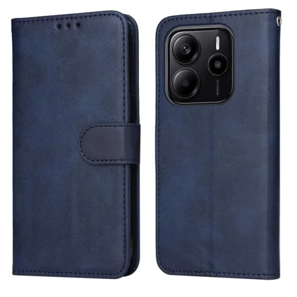 SMOOTH Peňaženkové puzdro pre Xiaomi Redmi Note 14 modré