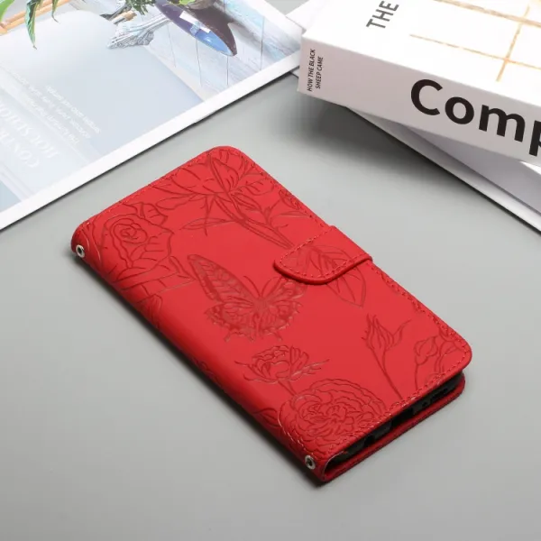 ART BLOSSOM Peňaženkový obal pre Honor Magic7 Lite 5G červený