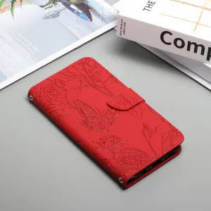 ART BLOSSOM Peňaženkový obal pre Honor Magic7 Lite 5G červený