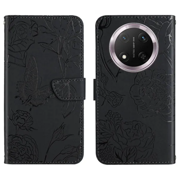 ART BLOSSOM Peňaženkový obal pre Honor Magic7 Lite 5G čierny