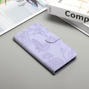 ART BLOSSOM Peňaženkový obal pre Honor Magic7 Lite 5G fialový