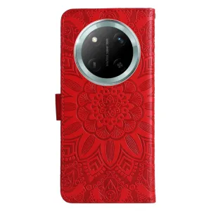 ART MANDALA Peňaženkový obal pre Honor Magic7 Lite 5G červený