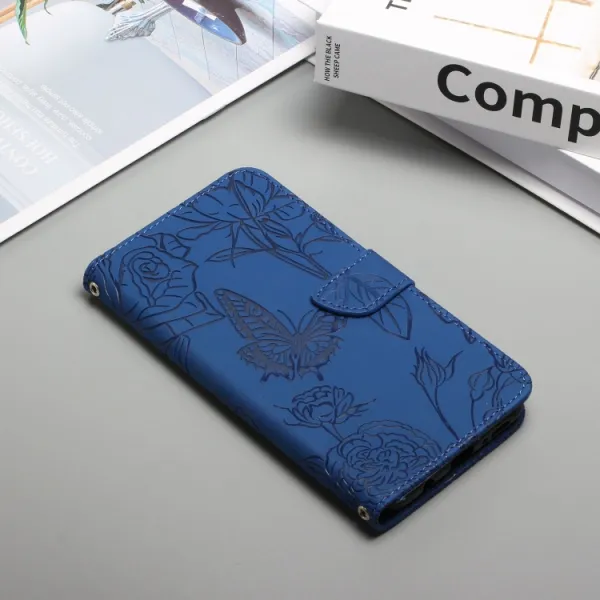 ART BLOSSOM Peňaženkový obal pre Honor Magic7 Lite 5G modrý
