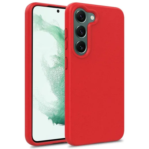 ECO RUBBER Ochranný obal Samsung Galaxy S25 Plus 5G červený