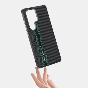 ABEEL RELIEF Ochranný kryt pre Samsung Galaxy S25 Ultra 5G BLACK GREEN