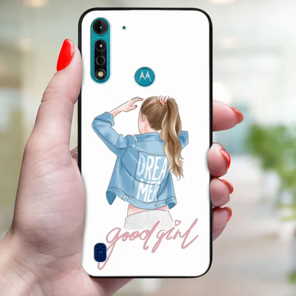MY ART Ochranný kryt pre Motorola Moto G8 Power Lite GOOD GIRL (130)