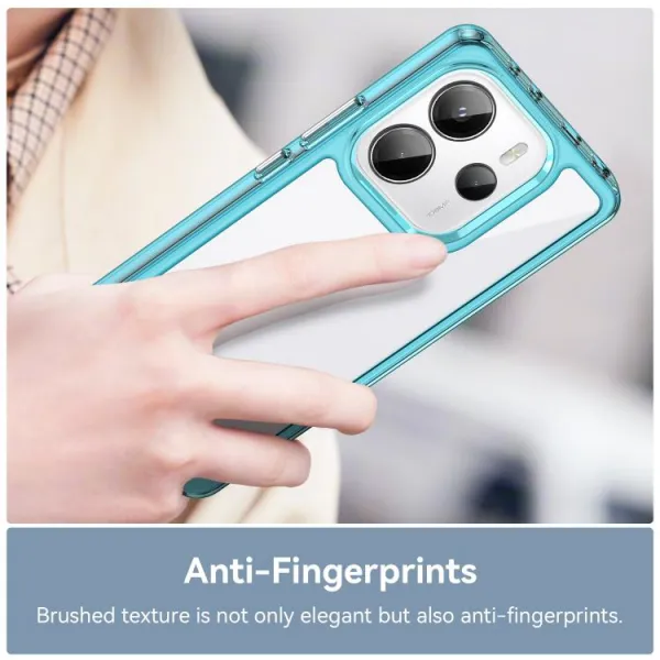 CRYSTAL Ochranný kryt pre Xiaomi Redmi Note 14 tyrkysový