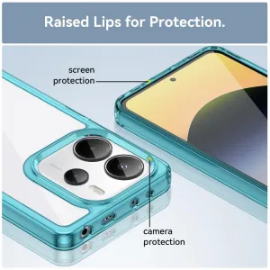 CRYSTAL Ochranný kryt pre Xiaomi Redmi Note 14 tyrkysový