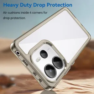 CRYSTAL Ochranný kryt pre Xiaomi Redmi Note 14 šedý