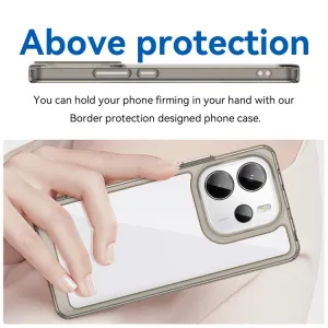 CRYSTAL Ochranný kryt pre Xiaomi Redmi Note 14 šedý
