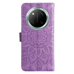 ART MANDALA Peňaženkový obal pre Honor Magic7 Lite 5G fialový