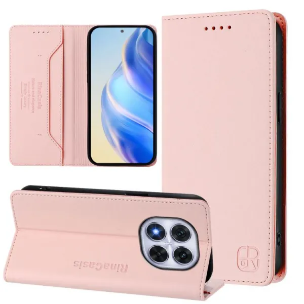 RINA Zaklápacie puzdro pre Xiaomi Redmi Note 14 Pro ružové