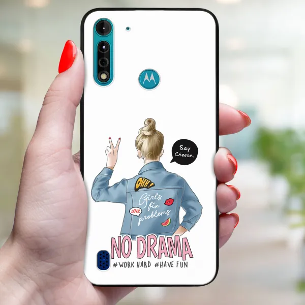 MY ART Ochranný kryt pre Motorola Moto G8 Power Lite NO DRAMA (138)
